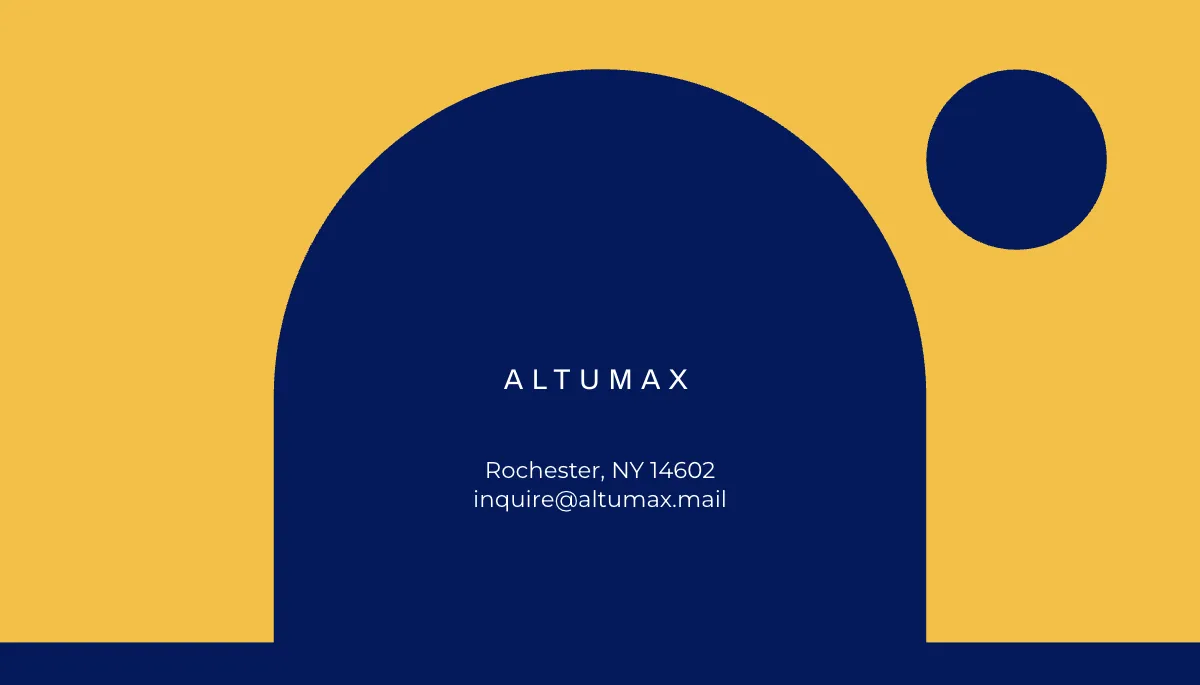 Free Double-Sided Business Card Template to Edit Online