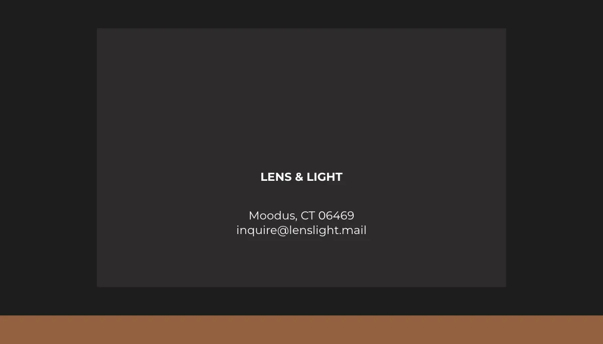Free Photographer Business Card Template to Edit Online