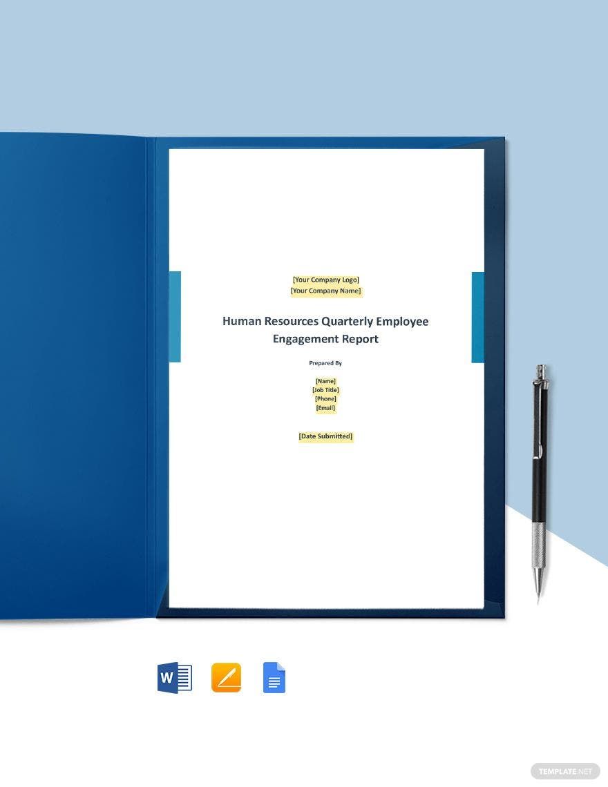 Free Employee Report Template