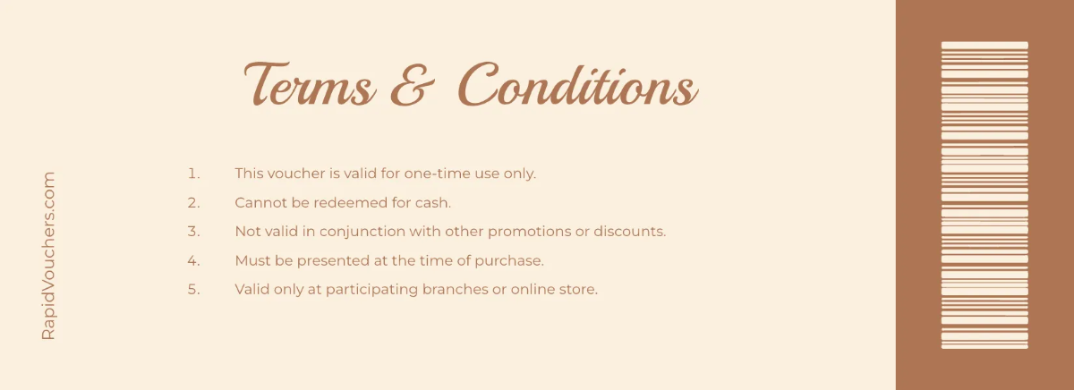 Free Retro Voucher Background Template to Edit Online