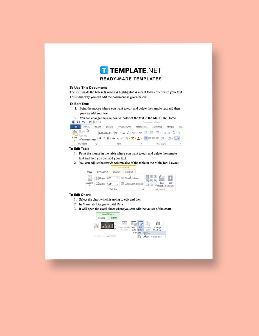 Turnover Report Template