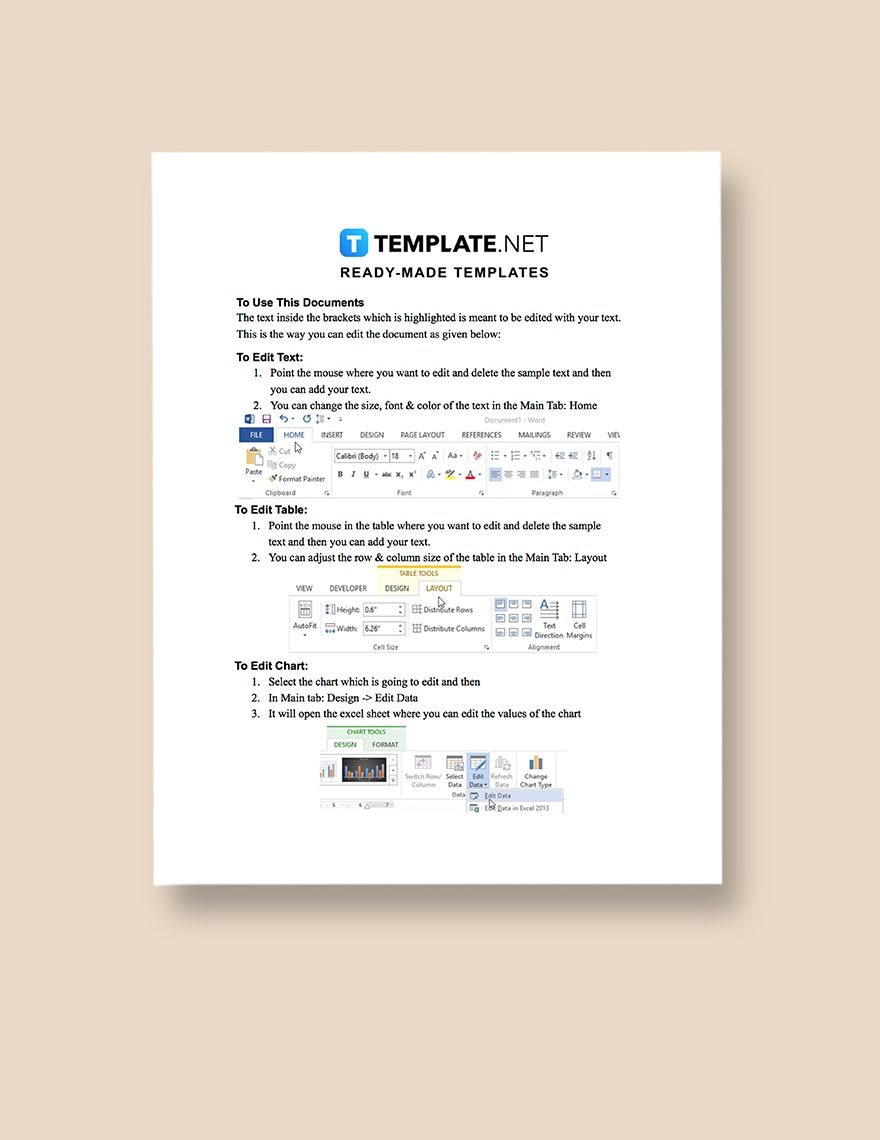 KPI Report Template
