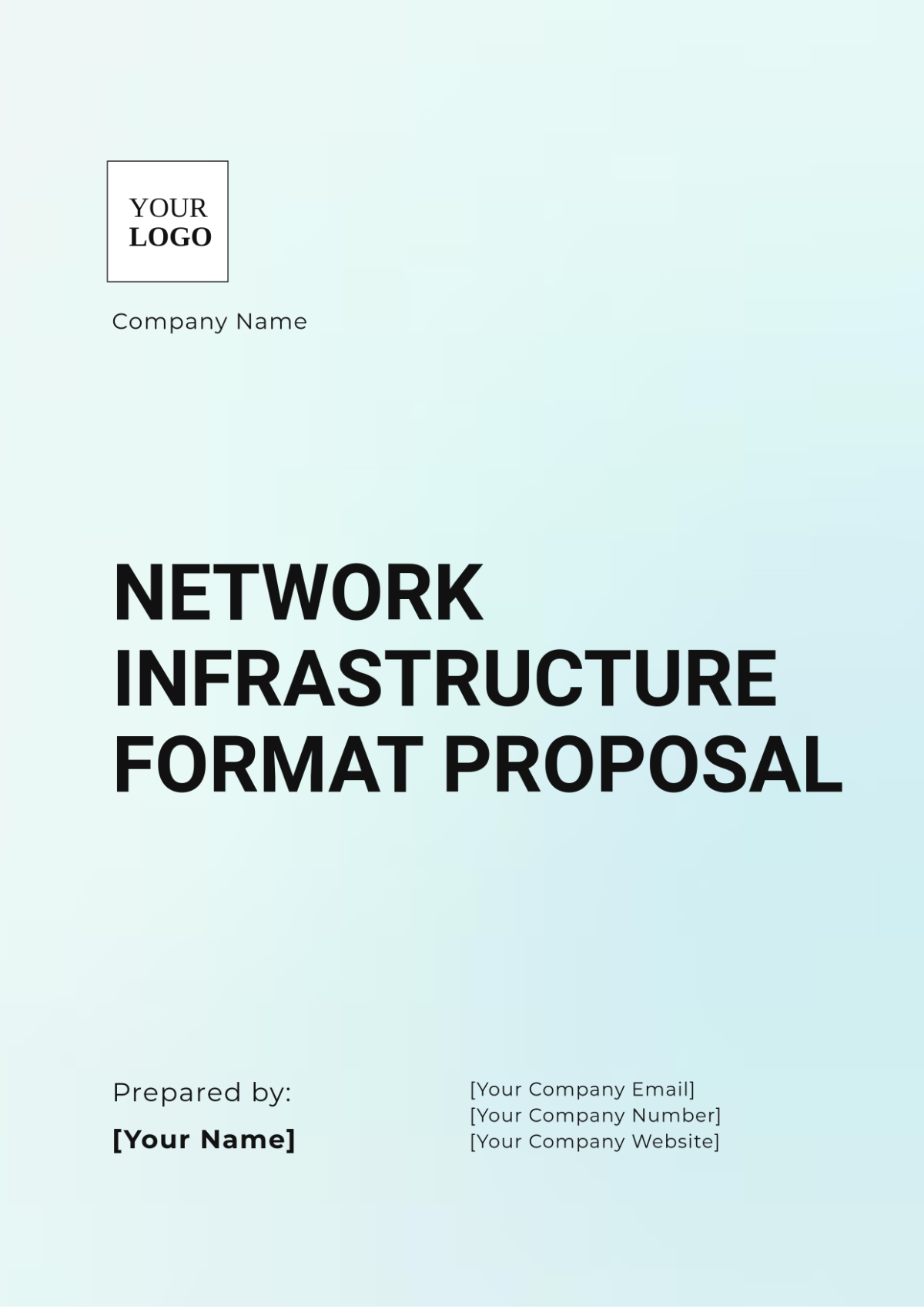 Network Infrastructure Format Proposal Template - Edit Online & Download