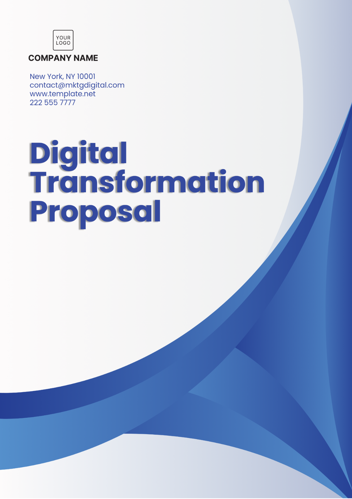 Digital Transformation Proposal Template