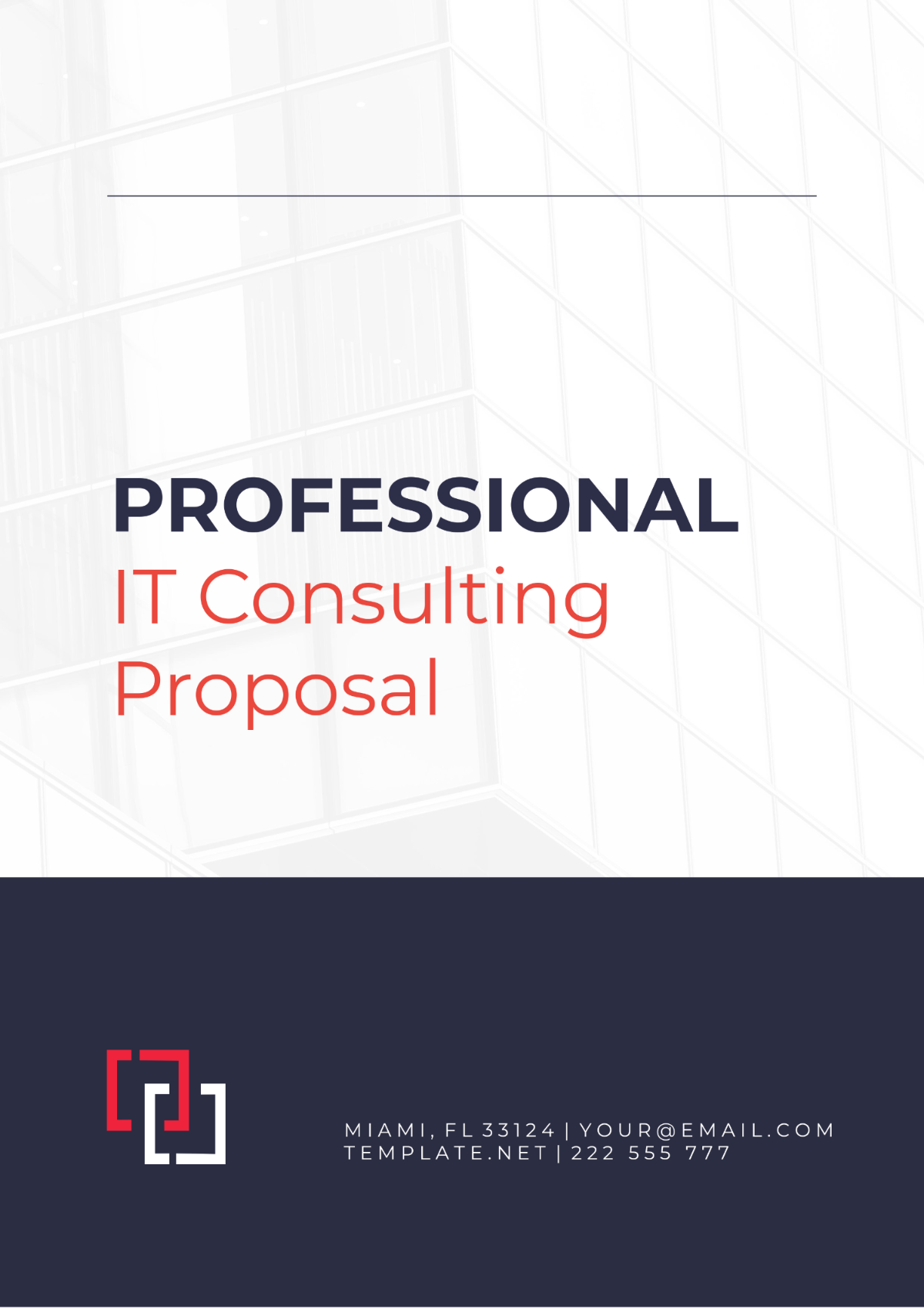 Professional IT Consulting Proposal Template