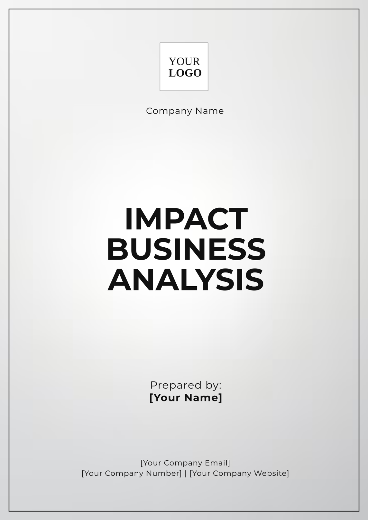 Impact Business Analysis Template - Edit Online & Download