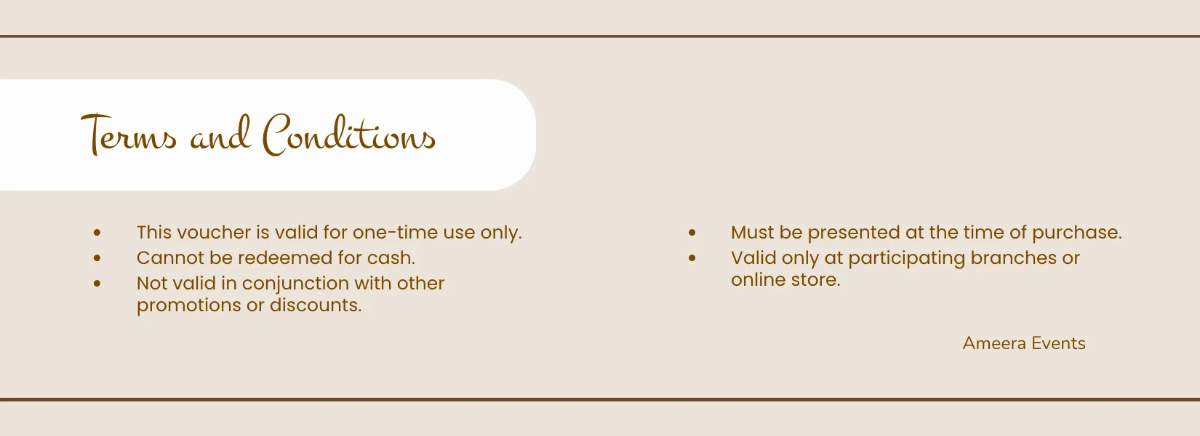Free Wedding Voucher Template to Edit Online