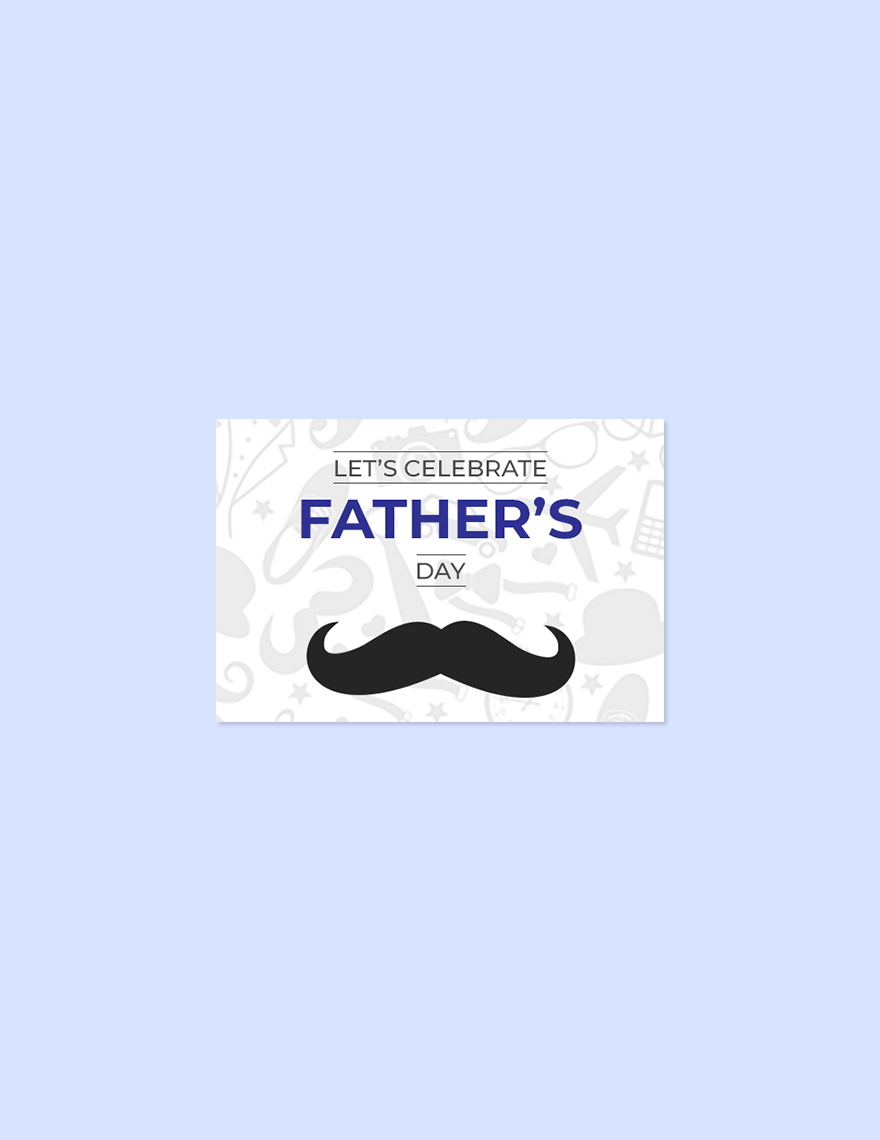 Father's Day Pinterest Board Cover Template