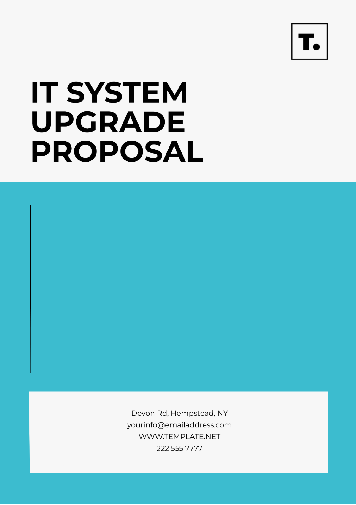 IT System Upgrade Proposal Template