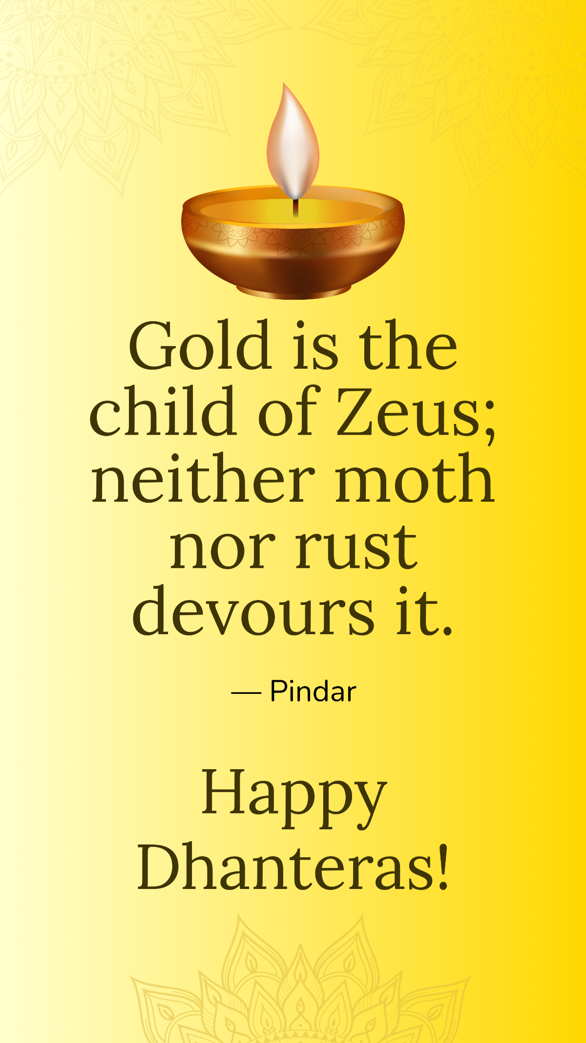 Happy Dhanteras Quote