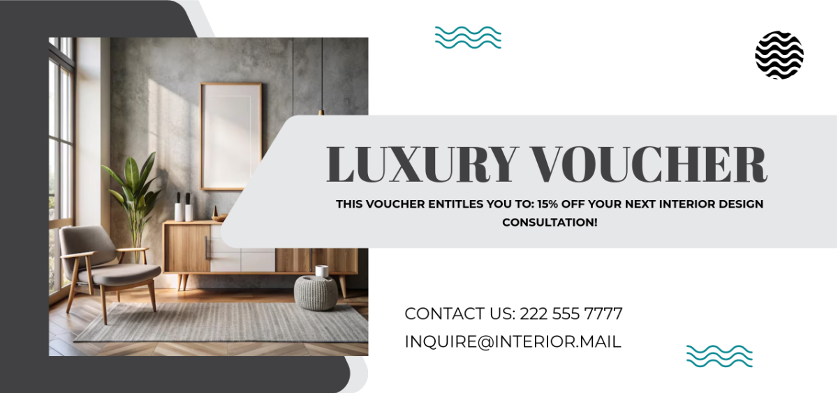 Luxury Voucher Template - Edit Online & Download