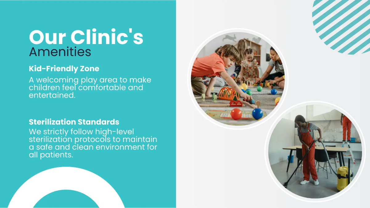 Free Dental Clinic Presentation Template to Edit Online