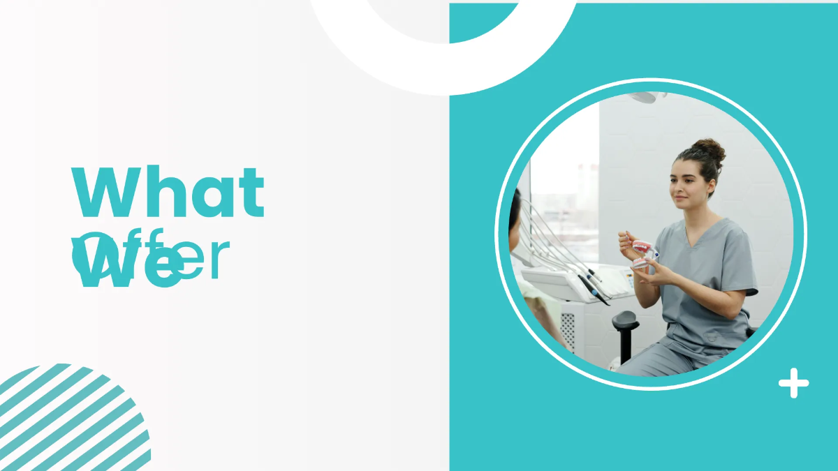 Free Dental Clinic Presentation Template to Edit Online