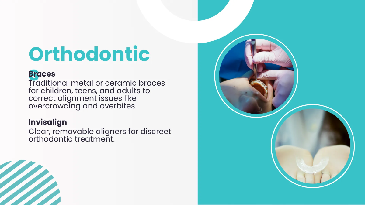 Free Dental Clinic Presentation Template to Edit Online