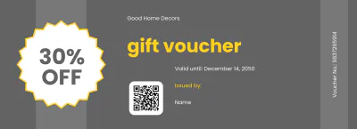 Free Homemade Voucher Template to Edit Online