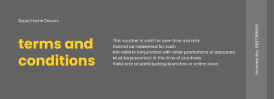 Free Homemade Voucher Template to Edit Online