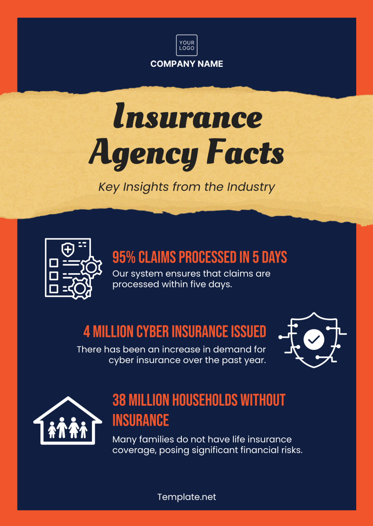 Insurance Agency Infographic Template - Download | Template.net