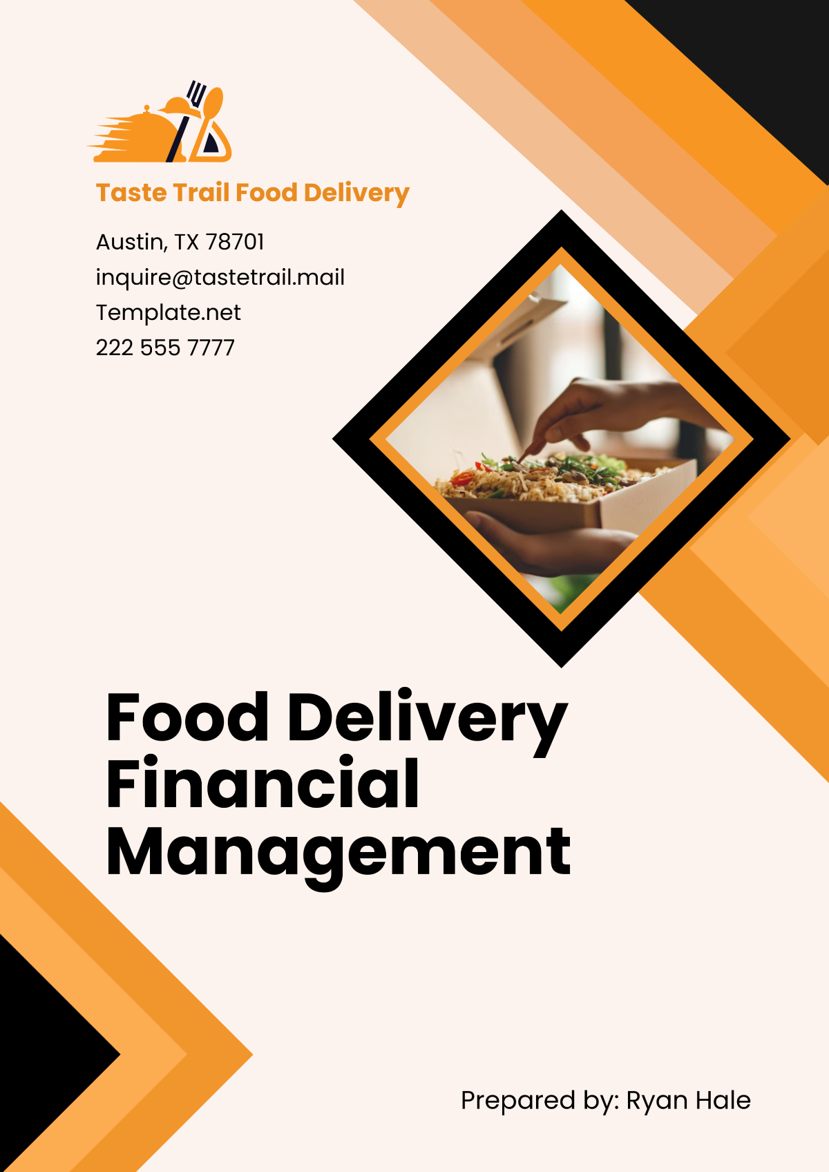 Food Delivery Financial Management Template - Edit Online & Download