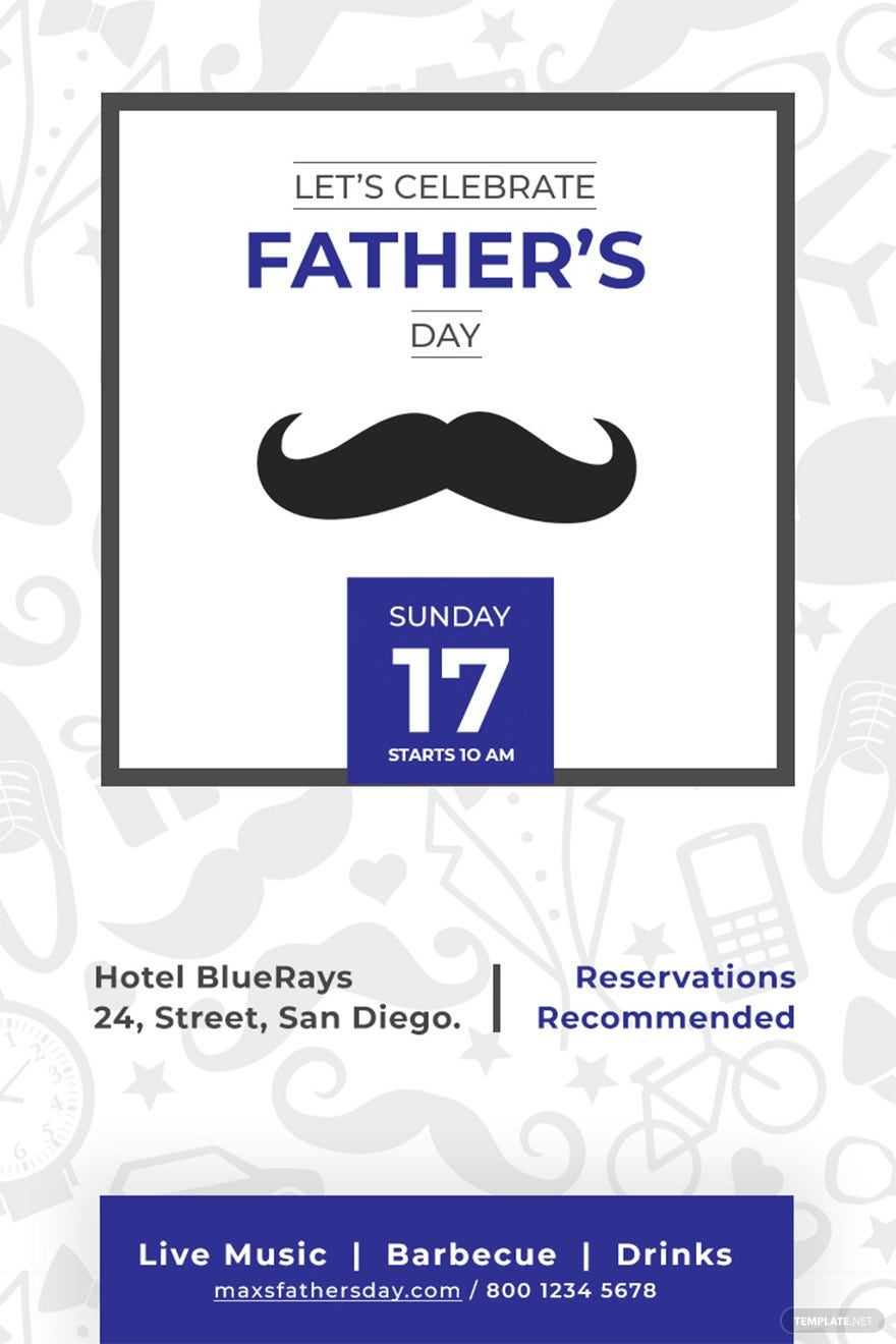 Father's Day Pinterest Pin Template