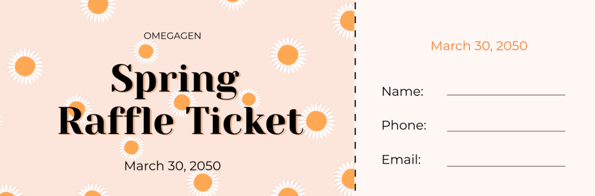 Raffle Ticket Printable - Edit Online | Template.net