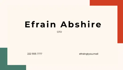 Free Customizable Business Card Template to Edit Online