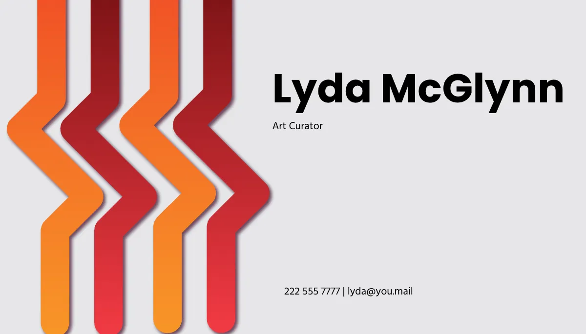 Free Creative Vertical Business Card Template to Edit Online