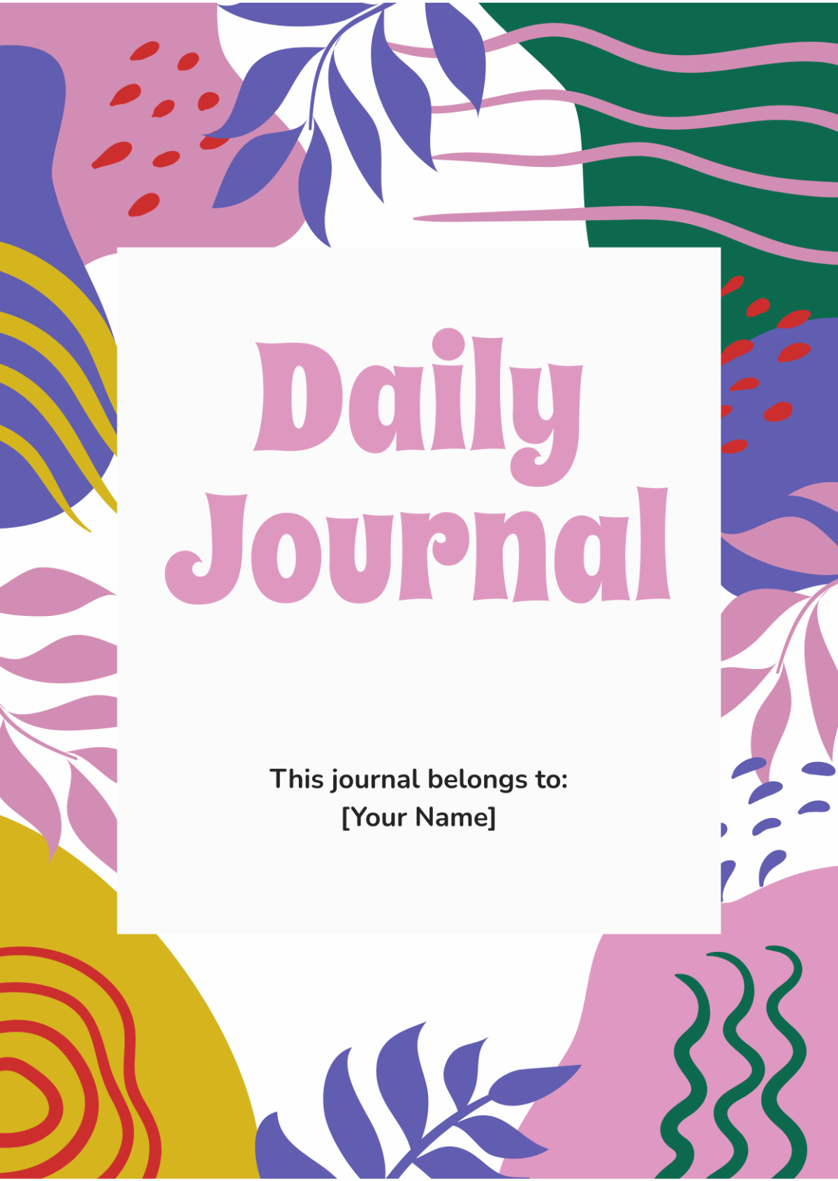 Colorful Journal