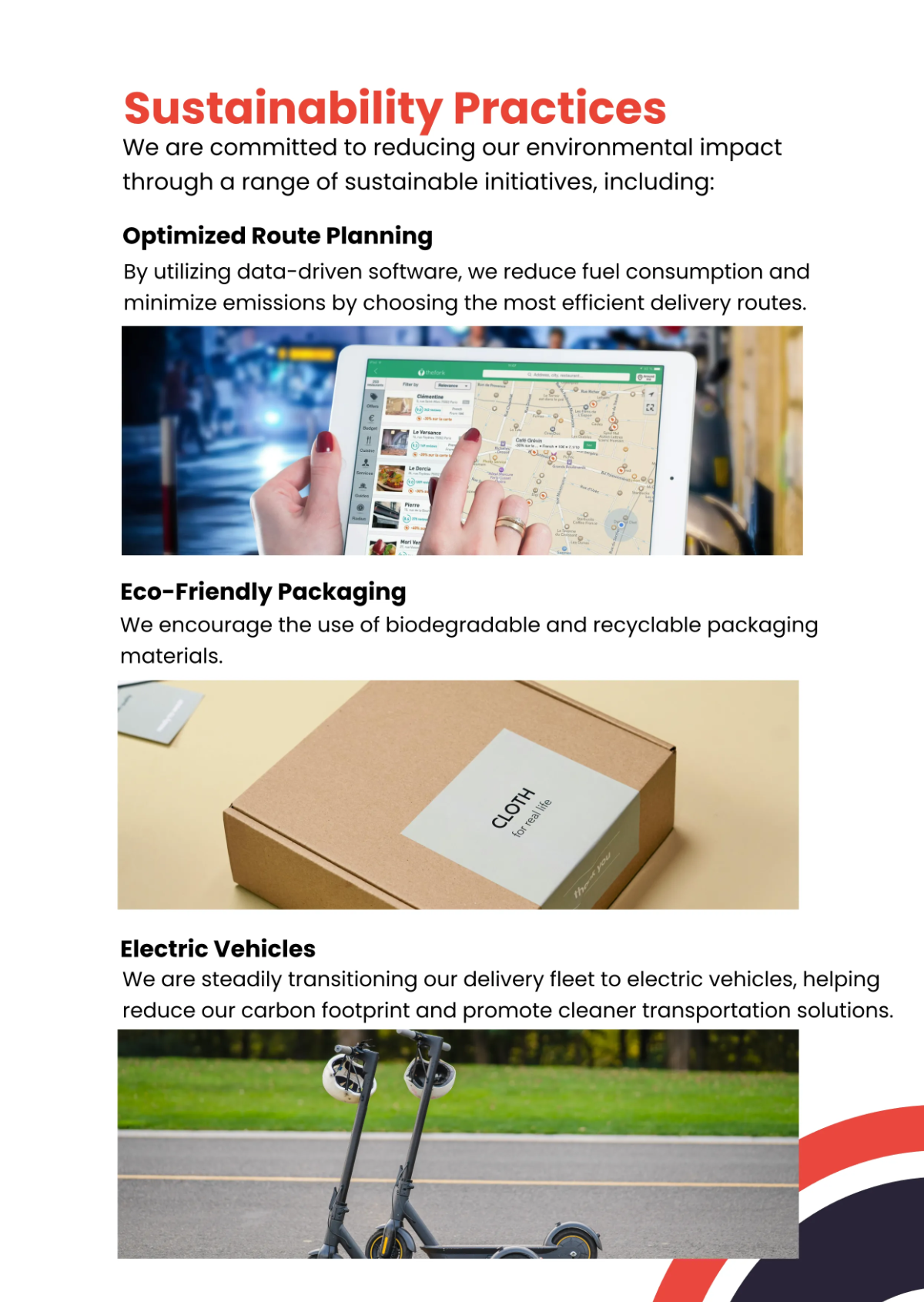 Free Courier Service Company Profile Template to Edit Online