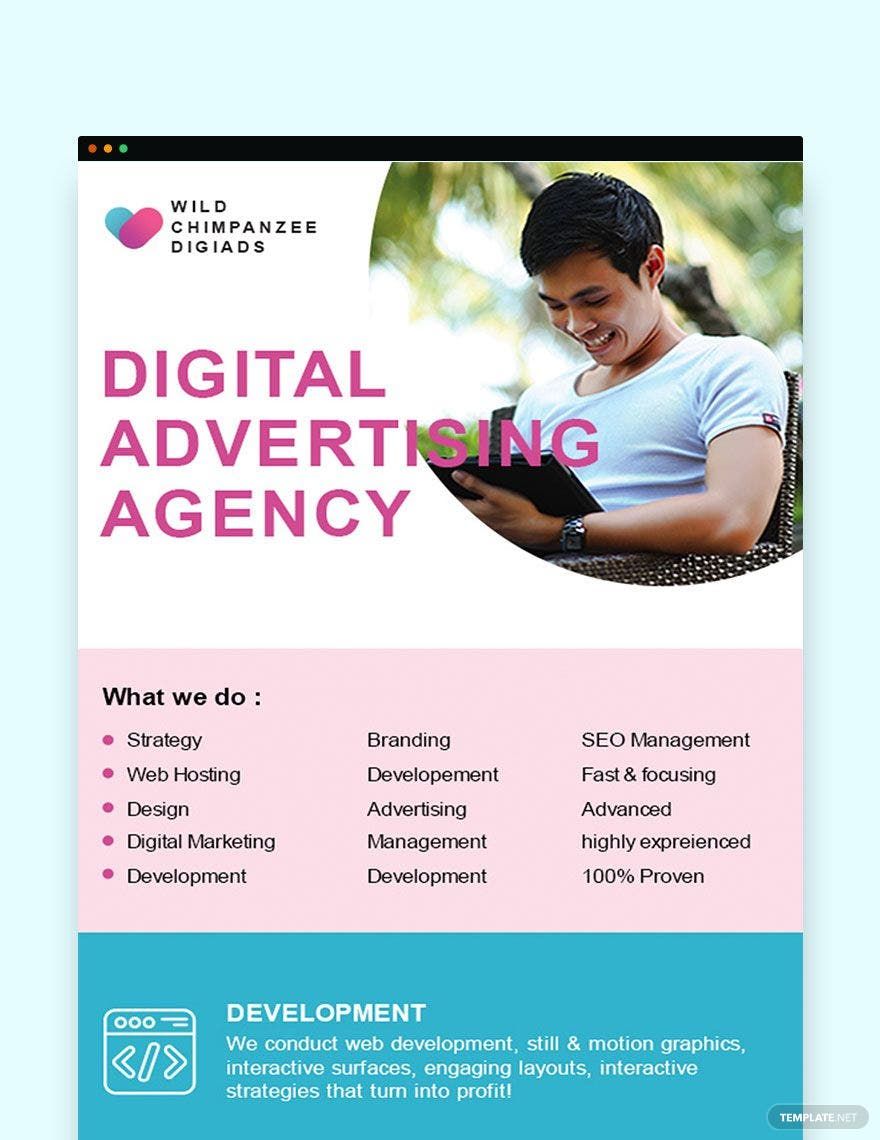 Digital Advertising Agency Email Newsletter Template