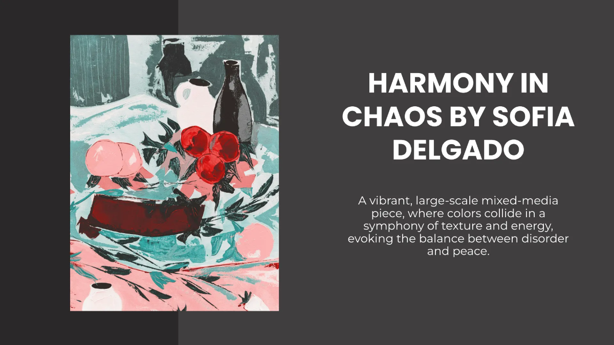 Free Art Gallery Presentation Template to Edit Online