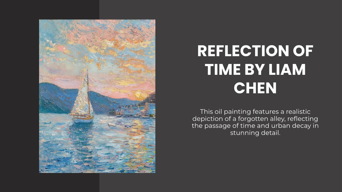 Free Art Gallery Presentation Template to Edit Online