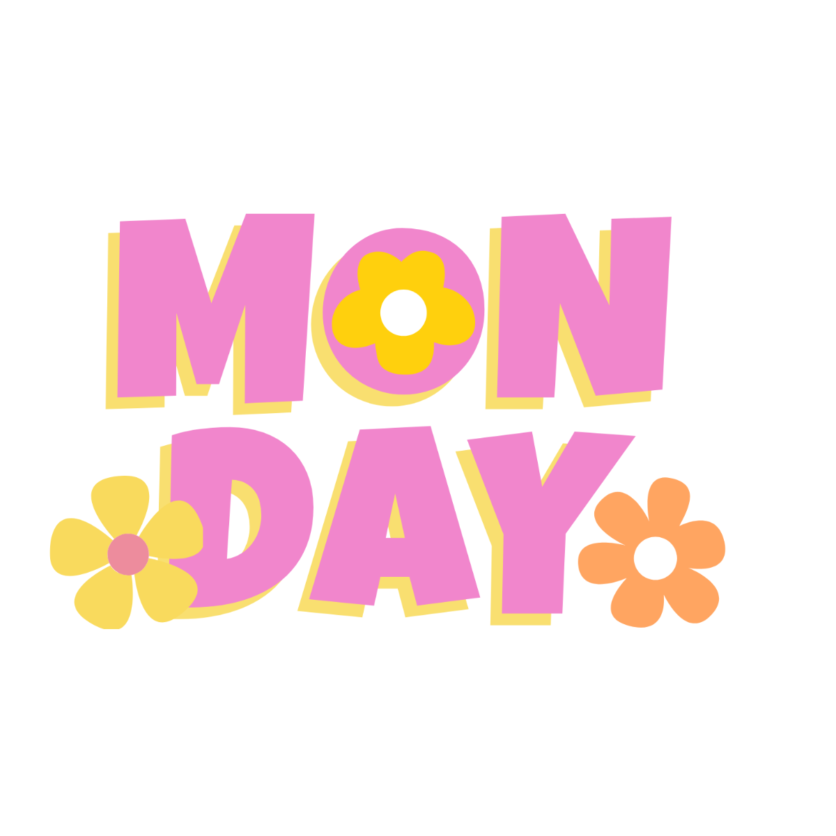 Monday Flower Template - Edit Online & Download