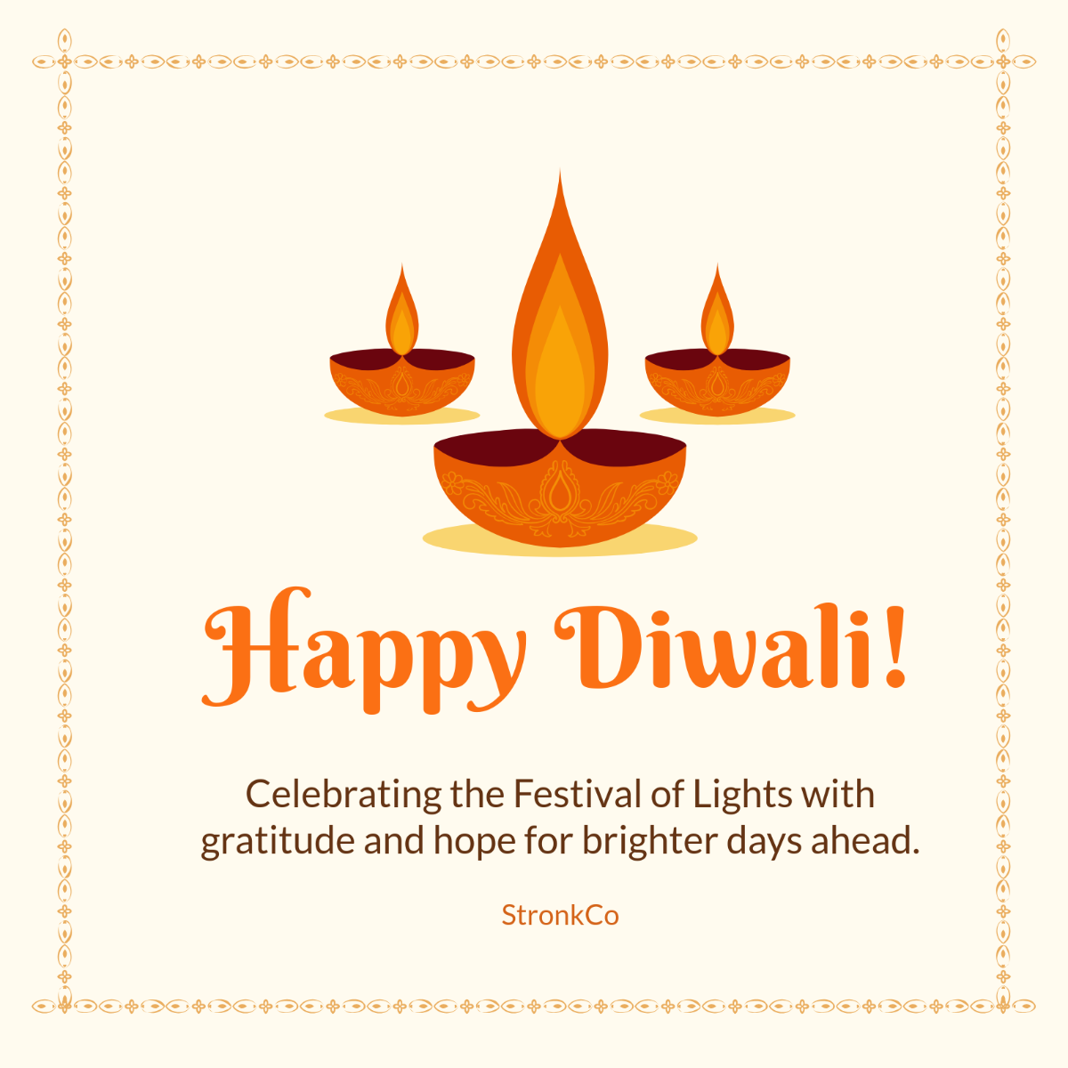 Diwali LinkedIn Post