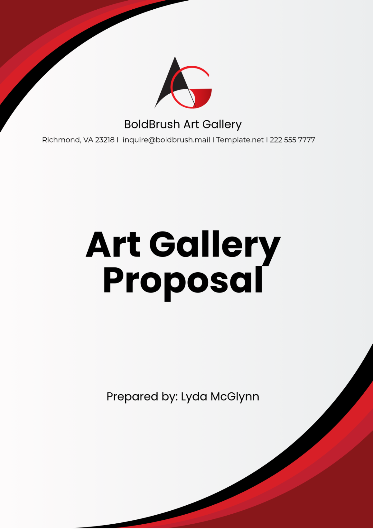 Art Gallery Proposal Template