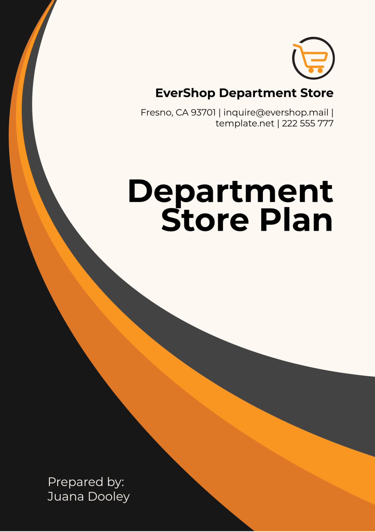 Department Store Plan Template - Edit Online & Download