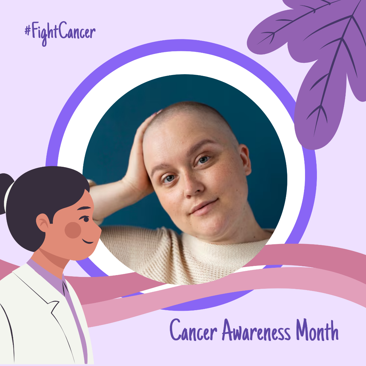 Awareness Campaign Facebook Profile Frame Template - Edit Online & Download