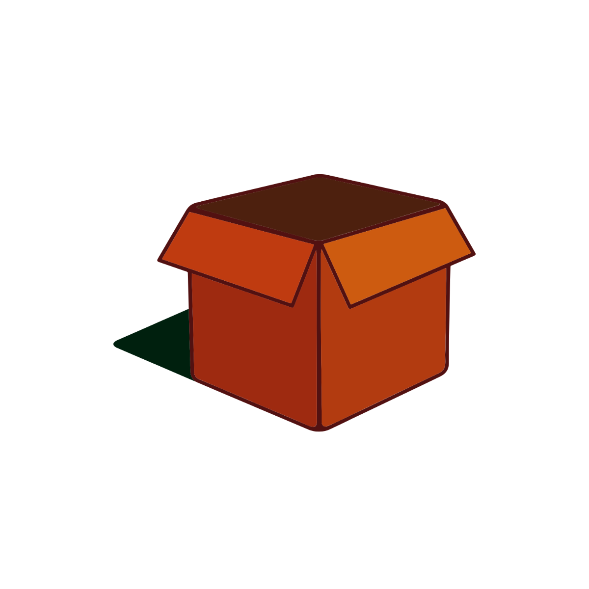 3D Box Clipart