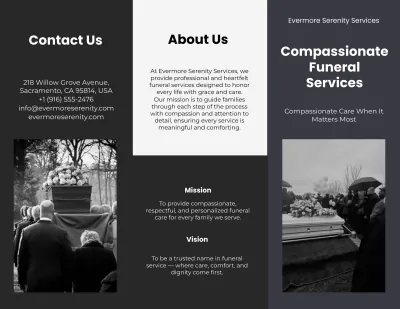 Free Funeral Pamphlet Template to Edit Online