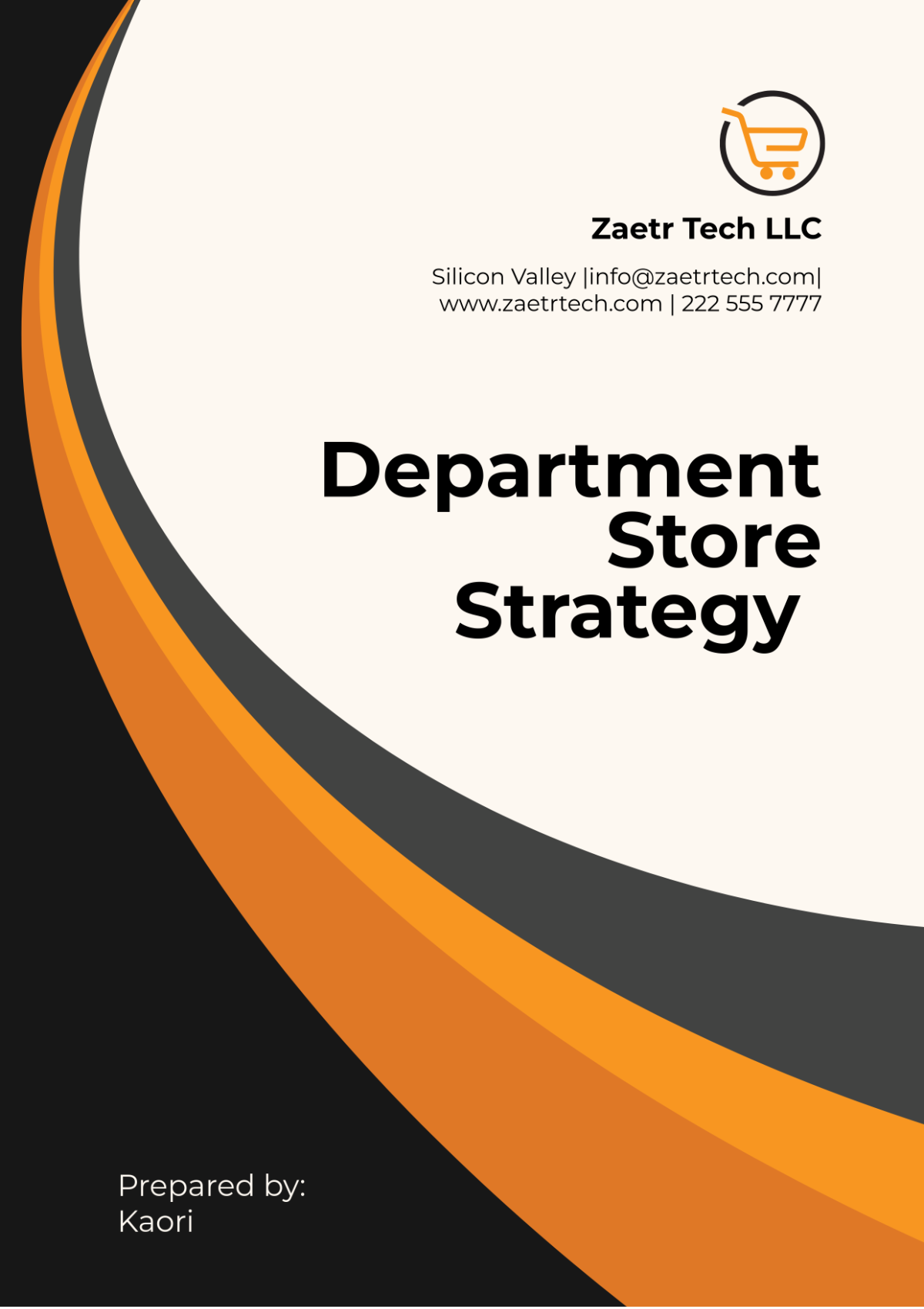 Department Store Strategy Template - Edit Online & Download