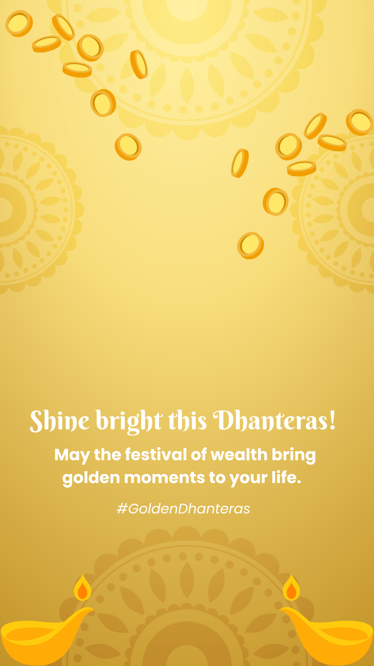 Gold Dhanteras Instagram Story