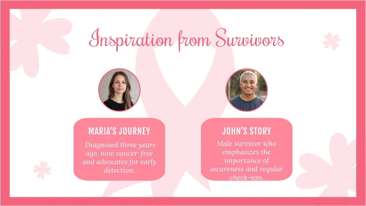Free Breast Cancer Awareness Month Presentation Template to Edit Online