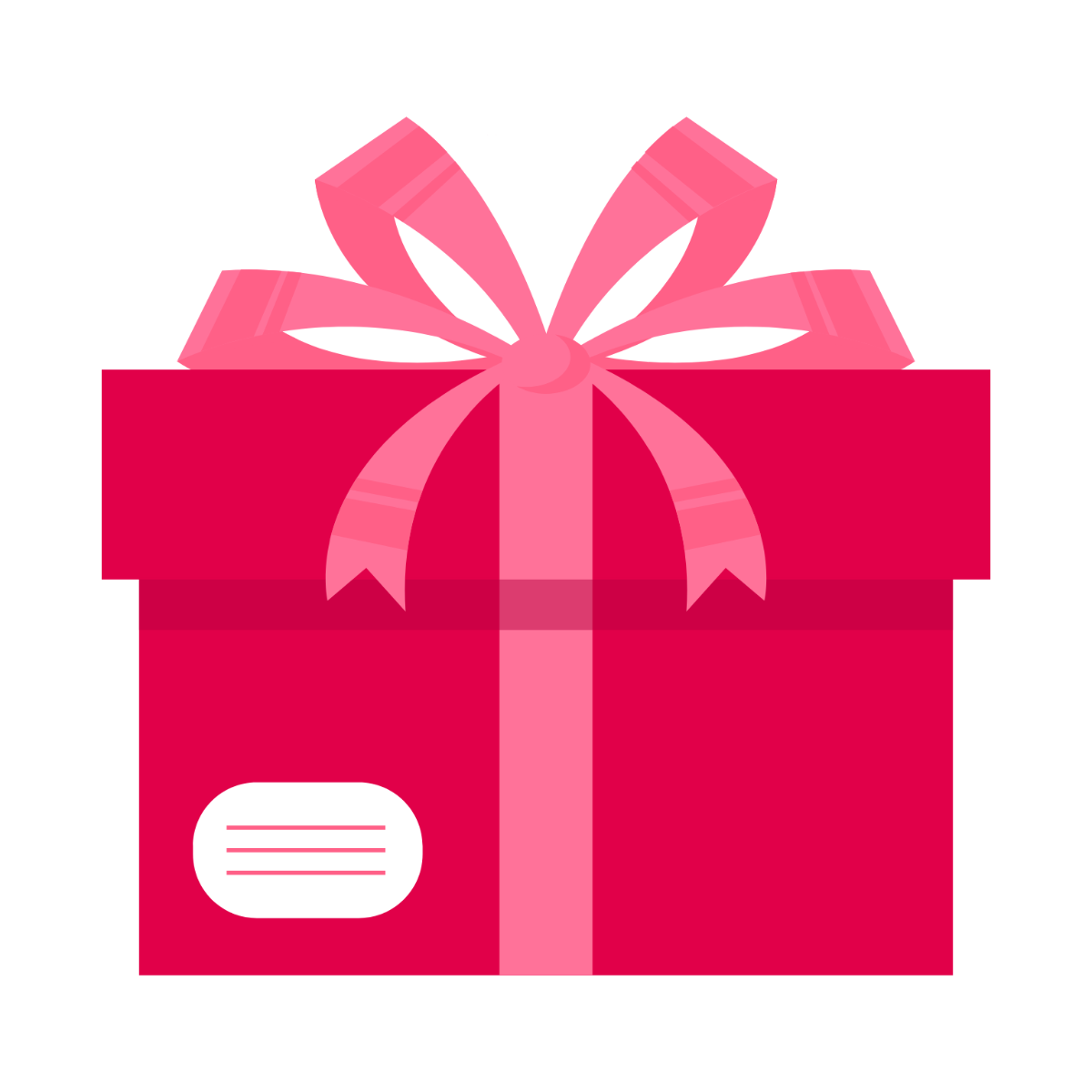 Free Present Box Clipart Template