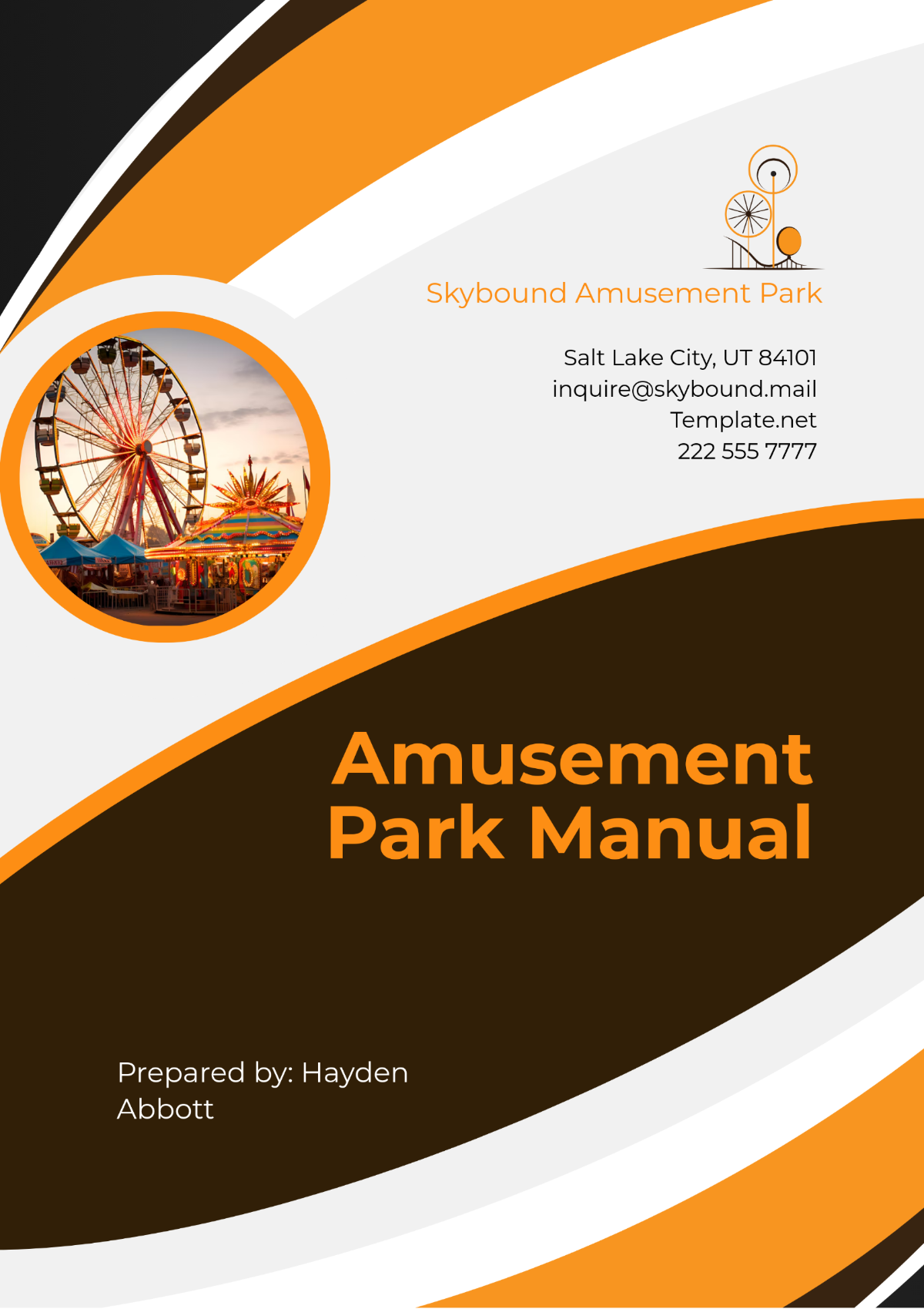 Amusement Park Manual Template - Edit Online & Download