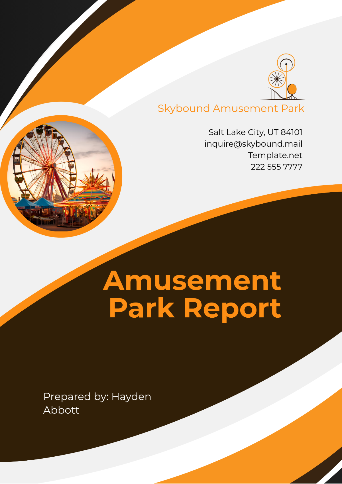 Amusement Park Report Template - Edit Online & Download