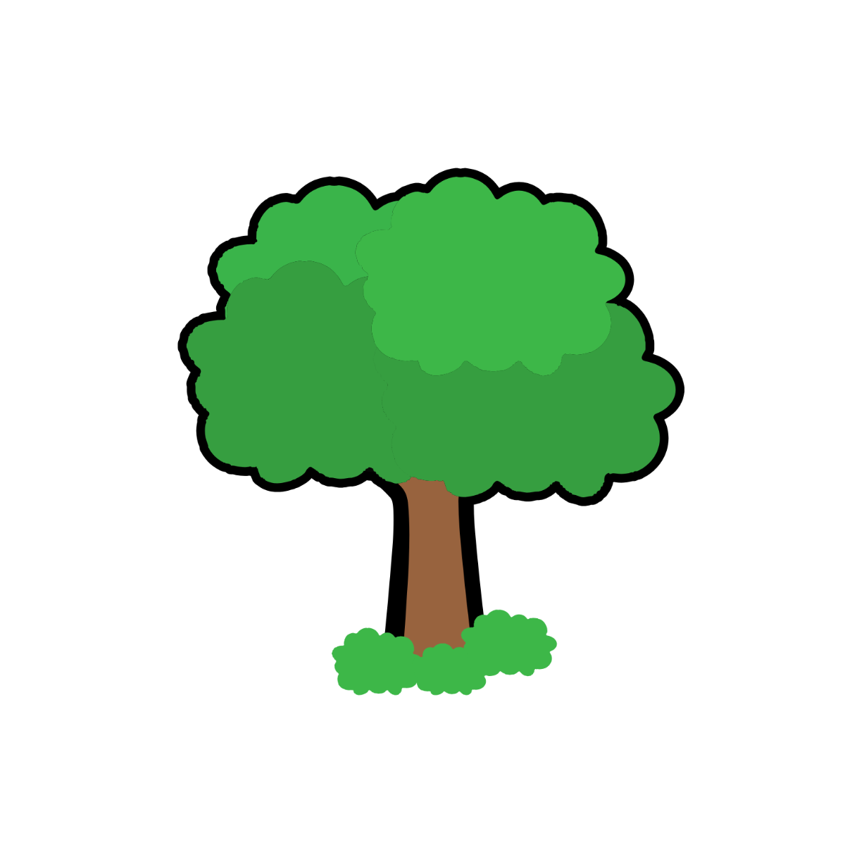 Cartoon Tree Clipart - Edit Online | Template.net