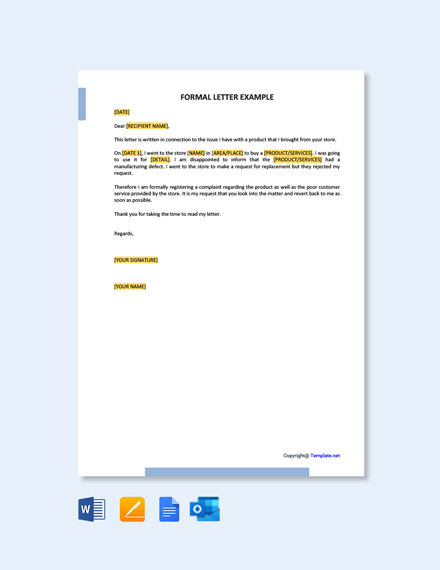 Free Proposal Letter Example Template - Word (doc) 