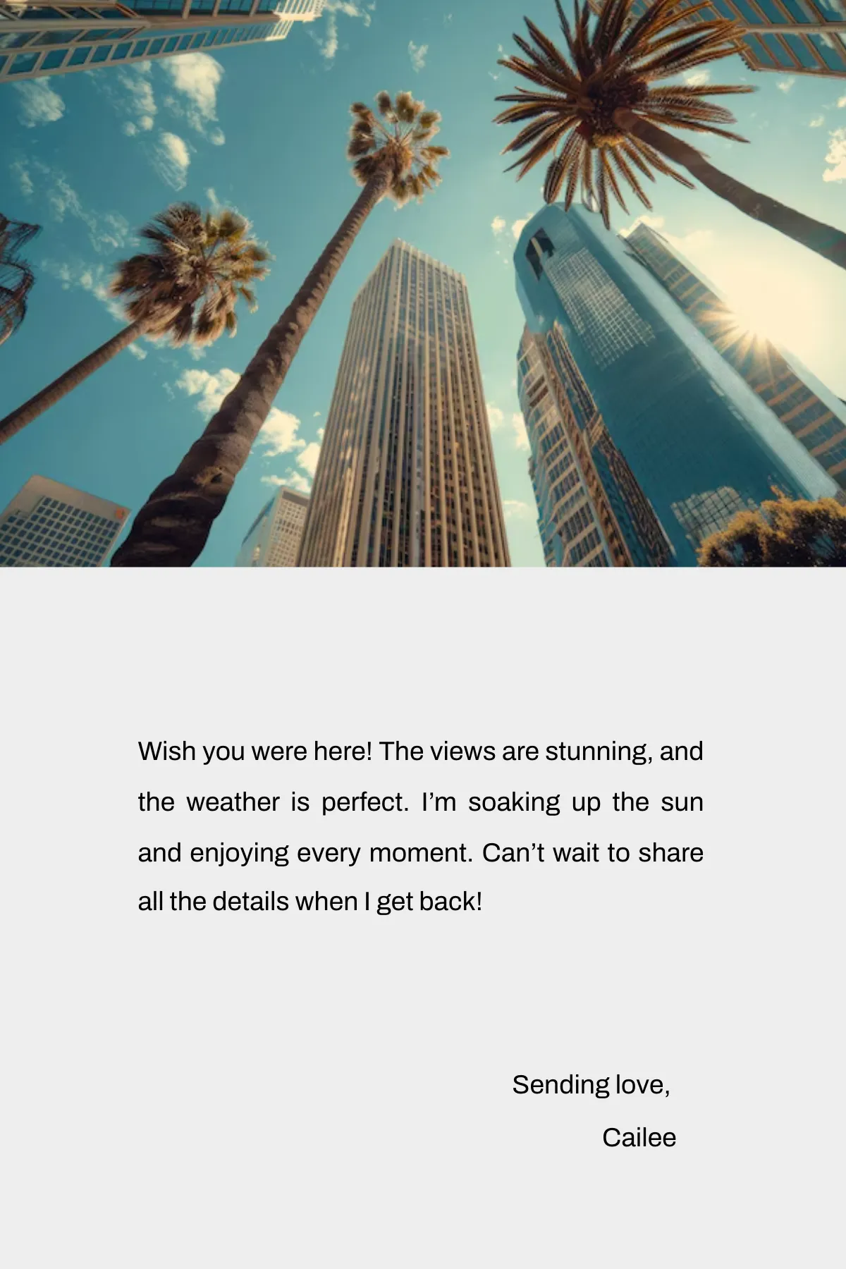 Free 4x6 Postcard Template to Edit Online