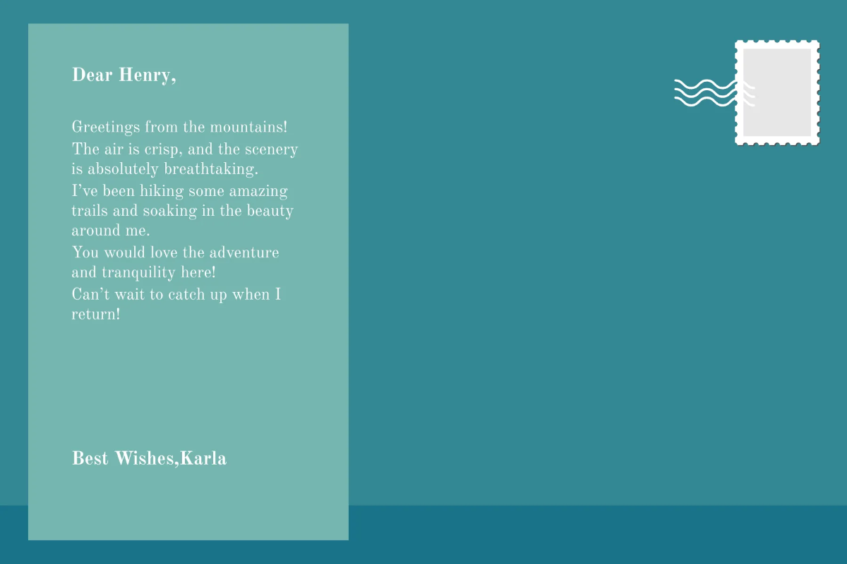 Free Custom Postcard Template to Edit Online
