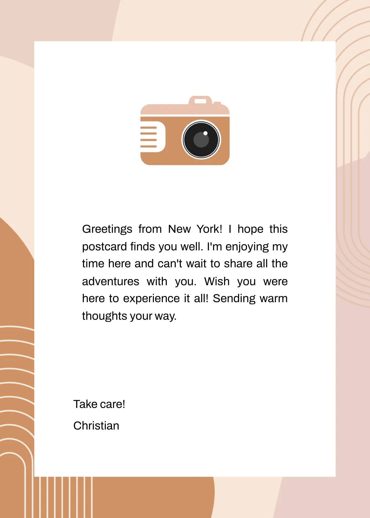 Free 5x7 Postcard Template to Edit Online