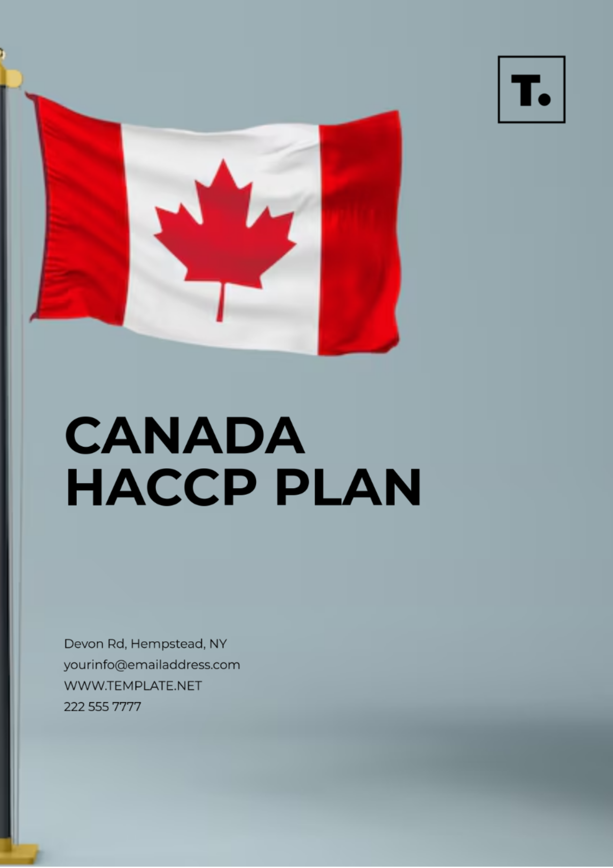 Canada HACCP Plan Design Template - Edit Online & Download